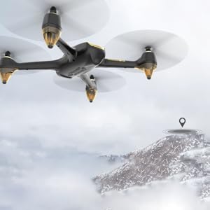 Hubsan H501s X4 Brushless Fpv Gps Quadcopter 5 8 Ghz Drone With 1080p Full Hd Camera Follow Me Mode And Rth Function Black Gold Amazon De Spielzeug