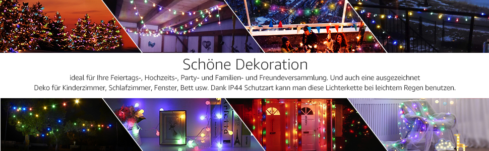 lichterketten kugeln weihnachtskugeln zeitschaltuhr weihnachtsdeko netzteil weihnachtslichterkette