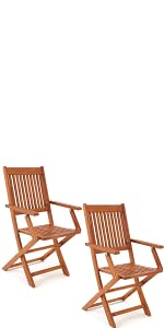 Amazon.de: Deuba Beistelltisch Klapptisch Akazie Holz 46x46 cm Klappbar