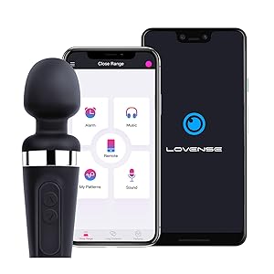 LOVENSE Domi Mini Wand Vibrador, Potente y Silencioso ...