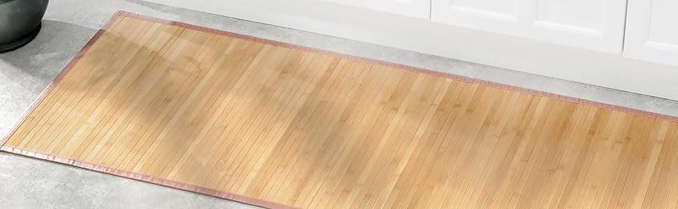 mDesign AFFIXX Toallero de bambú para colgar en pared, sin ...