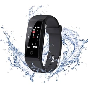 HETP Pulsera de Actividad, Reloj Inteligente con Pulsómetro y ...