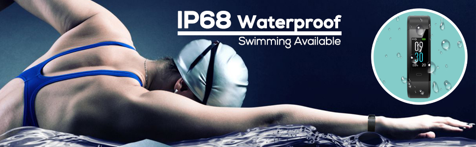 El impermeable IP68 te hace disfrutar de un agradable viaje de natación.