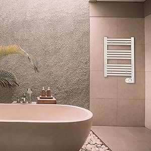 Fácula - Toallero Eléctrico Fluido Electrónico 700w Cromado Serie TCR+ Bajo Consumo