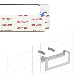 WEISSENSTEIN Toallero pequeño baño adhesivo | Portatoallas ...