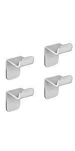 WEISSENSTEIN Toallero 30 cm baño adhesivo | Toalleros de baño ...