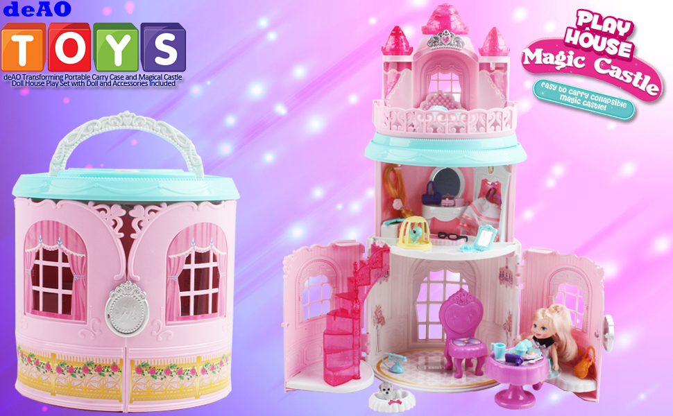 cocina y casa de muñecas 2 en 1