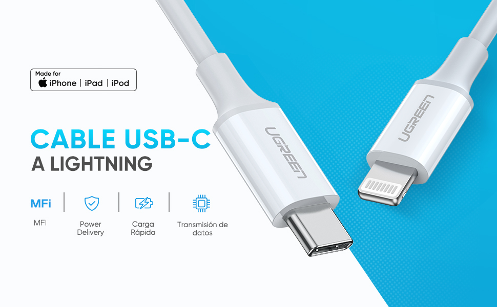 lightning a usb c