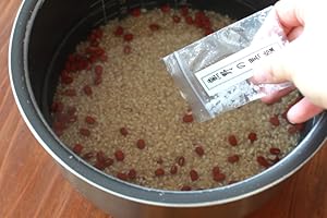 ビオソルト　野草塩　ノニ塩　薬膳　マクロビ　無農薬　発芽玄米　酵素玄米　小豆 Amazon.co.jp: かんたん酵素玄米3合 5個セット 那智のめぐみ