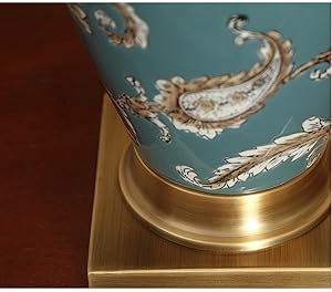 Amazon.co.jp: 千飾 テーブルランプ 陶器 卓上ランプ 照明