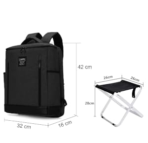 Dulcii軽量フォールディングチェアーリュック