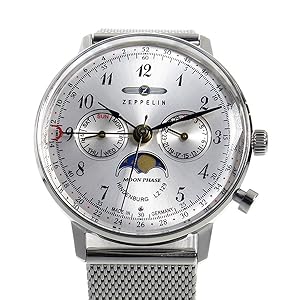 ツェッペリン ヒンデンブルク LZ129 腕時計 7037M-1 シルバー Amazon.co.jp: ツェッペリン ヒンデンブルク クオーツ ユニセックス