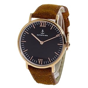 KAPTEN&SON キャプテンアンドサン 腕時計 Heritage/黒 Amazon.co.jp: [キャプテン アンド サン] KAPTEN&SON 腕時計