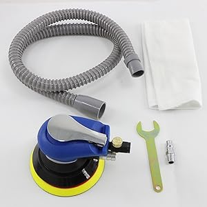 Amazon.co.jp: 洗車や研磨に！ダブルアクション 青吸塵式ホース