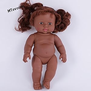 ⭕️⭕️ 希少【美品】ポングラッツ人形 黒人ちゃん 女の子⭕️⭕️ エムティーエボコン] 黒人 赤ちゃん 人形 40cm (女の子) 6+