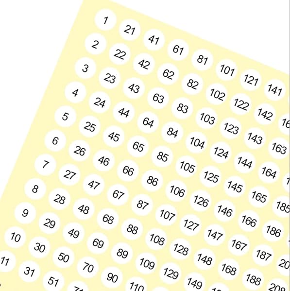 Amazon (ヨーテイ) Youtei 10セット 数字 連番 シール 1 から 1000 連続 (白/11000, 11000) シール・ステッカー 文房具・オフィス用品 Amazon (ヨーテイ) Youtei 10セット 数字 連番 シール 1 から 1000 連続 (白/11000, 11000) シール・ステッカー 文房具・オフィス用品