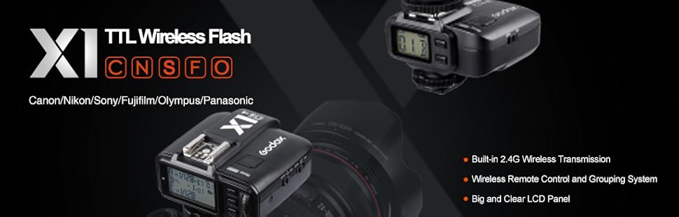 Amazon | Godox X1T-O 1/8000s HSS 2.4G フラッシュ リモート