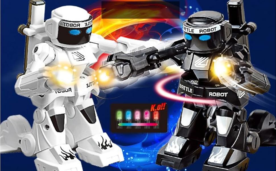 戦闘ラジコンロボット スマートロボット バトル対戦型 商店 2 4ghz無線 Usb充電式 減圧玩具 知育玩具 誕生日プレゼント 黒