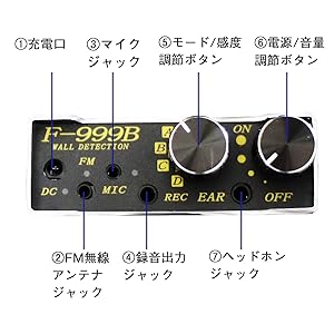 【F-999B】Diwenhouse 超高感度 コンクリートマイク Amazon.co.jp: Diwenhouse 超高感度 コンクリートマイク