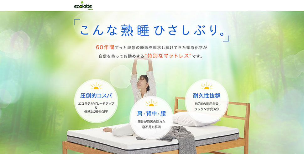 エコラテ エリート 6cm トッパー シングル  125N ecolatte エコラテエリート 6cmトッパー – 快眠タイムズ