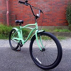 レインボービーチクルーザー【24インチ】 楽天市場】自転車 通販 KB 24KB-1SP カーキ 24インチ レインボー