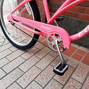 Amazon | 自転車 ELECTRA CRUISER-1 Step Through Hibiscus