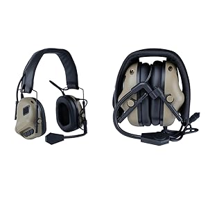 Amazon | 【ATAIRSOFT】 サバゲー タクティカル ヘッドセット