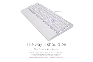 Amazon.co.jp: AZIO Mac用 メカニカルキーボード USB接続 茶軸