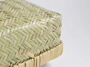 【鳥越すず竹細工】蓋つき竹かご（弁当箱・中小サイズ2個セット）　岩手県二戸町鳥越 鳥越すず竹細工】蓋つき竹かご（弁当箱・中小サイズ2個セット