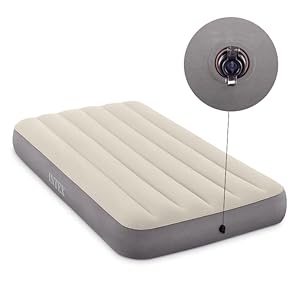 INTEX DURA-BEAM DELUXE シングルエアーベッド INTEX DURA-BEAM DELUXE シングルエアーベッド Amazon.co.jp