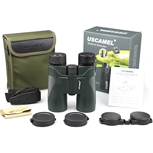 Amazon | USCAMEL®10 x 42HD双眼鏡 超広角 超高清 高倍率 観戦
