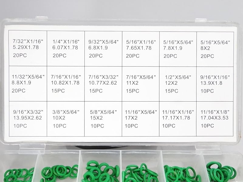 Amazon | cmy select Oリング 18 サイズ 270ヶ セット 専用