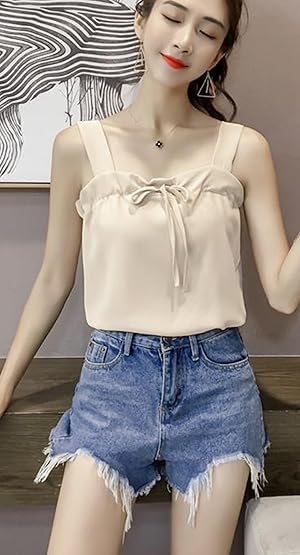 Amazon Zhongjue ジュージェン シフォン キャミソール レディース 夏 無地 トップス 夏 かわいい おしゃれ レディース夏服 タンクトップ キャミソール タンクトップ 通販 Amazon Zhongjue ジュージェン シフォン キャミソール レディース 夏 無地 トップス 夏 かわいい おしゃれ レディース夏服 タンクトップ キャミソール タンクトップ 通販