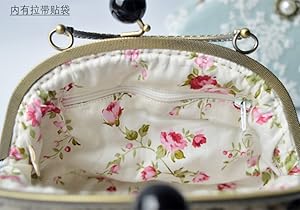 Amazon | Dolly Para 大容量がま口小物入れ（チェーンバッグ