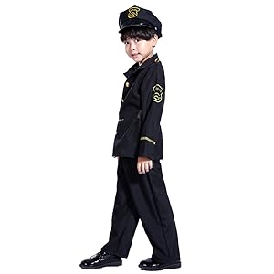 Amazon.co.jp: [Burning Go] 警察官 コスプレ 子供 ハロウィン 4