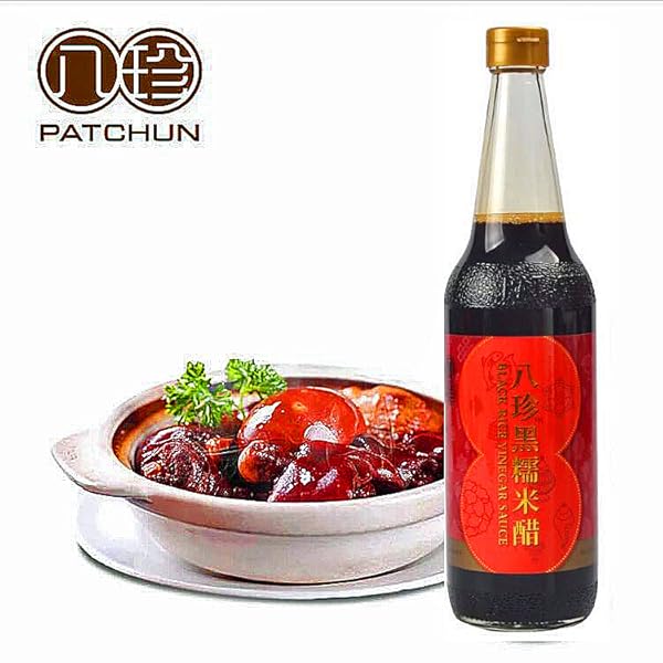 Amazon.co.jp: 八珍黒糯米酢（クロモチコメス） 600ml 八角や