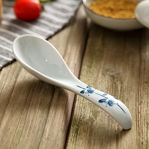 【ぶるちゃん】花模様の陶器製レンゲ imgrc0083757460.jpg