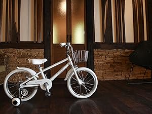 Alfa Romeo キッズ自転車 ホワイト　16インチ Amazon | 16インチ アルメロ ホワイト アルミフレーム 子供用