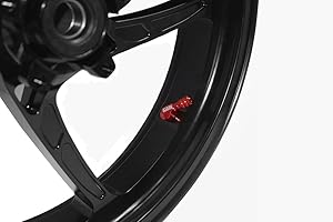 Amazon バイク汎用バルブ キャップ ２個 セット90度チューブレススナップインバルブオートバイ用ホイール エアバルブ キャップ8mm ブルー バルブキャップ 車 バイク