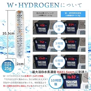 水素棒 Amazon | 水素水スティック W,HYDROGEN 濃度が違う 水素ボール2