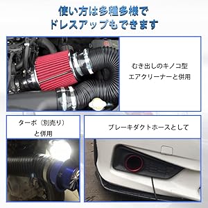 Amazon Sporacingrts 汎用 フレキシブルホース エアダクトホース 吸気口76mm フレッシュエアの導入に 長さ30 5cm 104cm インテークパイプ 蛇腹ホース 冷気導入 アルミファンネル付 伸び縮み シルバー インテークパイプ 車 バイク Amazon Sporacingrts 汎用 フレキシブルホース エアダクトホース 吸気口76mm フレッシュエアの導入に 長さ30 5cm 104cm インテークパイプ 蛇腹ホース 冷気導入 アルミファンネル付 伸び縮み シルバー インテークパイプ 車 バイク