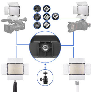 ビデオ・写真用照明 LEDライトキット SAMTIAN TL-600AS Amazon | LEDビデオ照明ライトキット SAMTIAN 2パック600AS二色