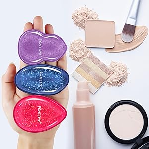 Amazon.co.jp: BONTIME シリコンパフ シリコンスポンジ【化粧