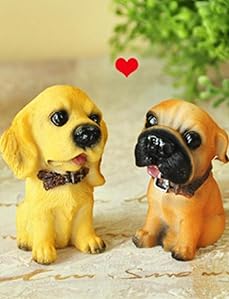 Amazon.co.jp: (SCGEHA) 犬 置物 インテリア 小さい オブジェ