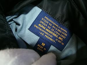 超美品 ナイキ アルファインダストリーズ MA-1 10-25010304 ALPHA INDUSTRIES - 超美品 ナイキ アルファインダストリーズ MA