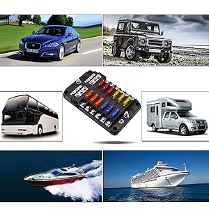 Amazon | BlueFire ヒューズボックス ホルダー 31Pcs 12ウェイ