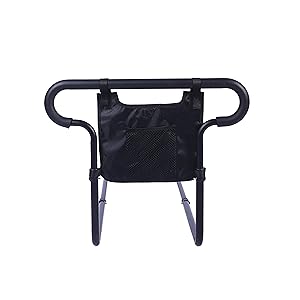 ベッド用 起き上がり手すり 長さ調節可 ベッドアーム バッグ付き　ベッドガード　立ち上がり補助具 ベッド　介護 手すり