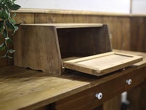 Amazon.co.jp: パンケース 木製扉 アンティークブラウン w40d28h18cm Amazon.co.jp: パンケース 木製扉 アンティークブラウン w40d28h18cm