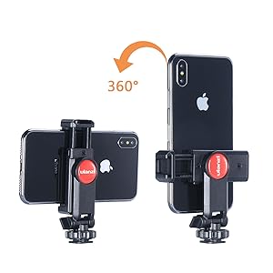 スマートフォンを三脚にセット Amazon | ハクバ 【Amazon.co.jp限定】HAKUBA カメラ スマホ三脚