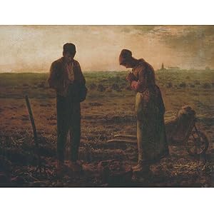 ミレー 晩鐘 絵画 複製画 ミレー【晩鐘】 - 手描き 絵画（油絵複製画）販売のアート名画館